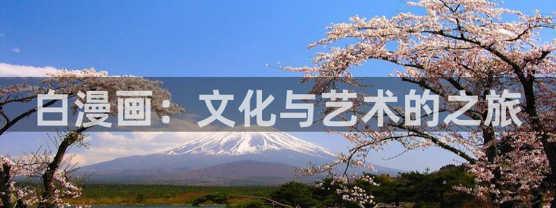 漫蛙2韩漫正版下载：白漫画：文化与艺术的之旅
